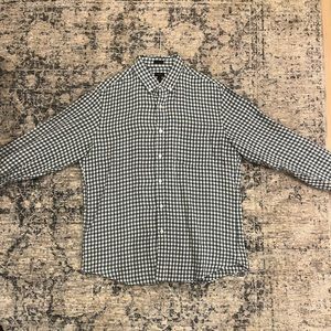 J-Crew Slim Collard Plaid Shirt